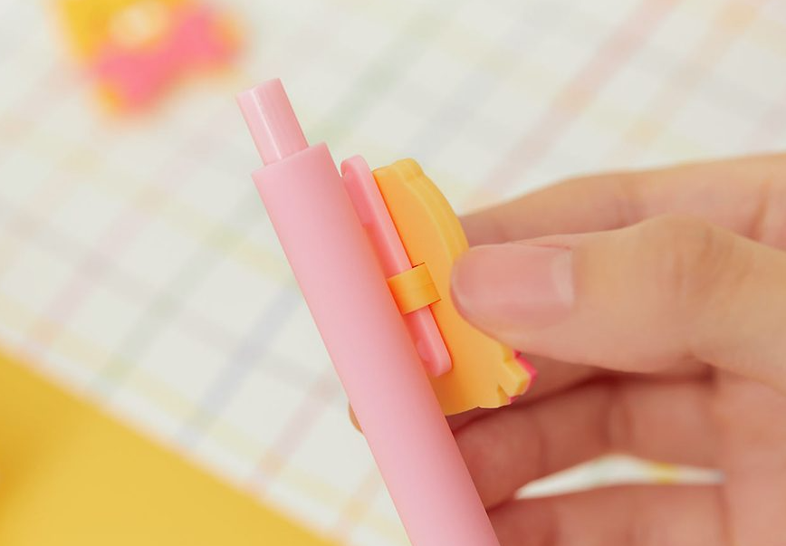 KAKAO FRIENDS Ryan & Choonsik Ribbon Charm Gel Pen Gift