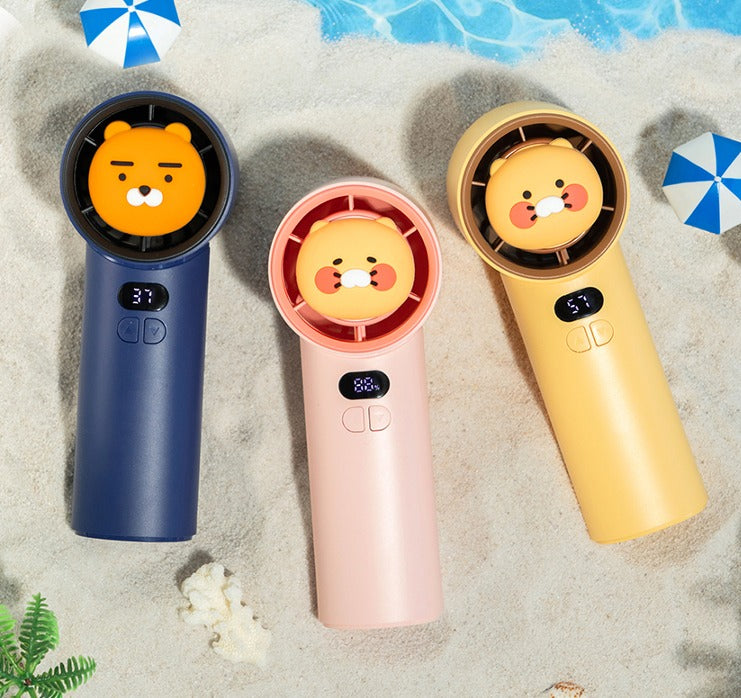 KAKAO FRIENDS Z Turbo Portable Handy Fan | Ryan & Choonsik