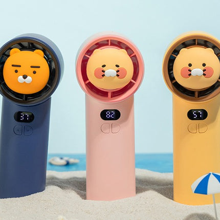 KAKAO FRIENDS Z Turbo Portable Handy Fan | Ryan & Choonsik
