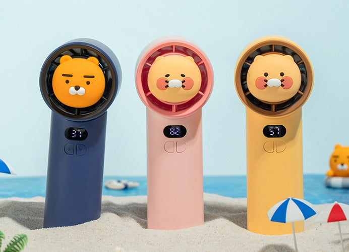 KAKAO FRIENDS Z Turbo Portable Handy Fan | Ryan & Choonsik