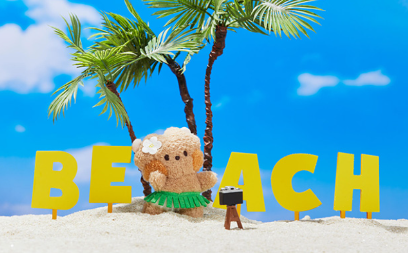 BT21 Minini Summer Standing Plush  5 Inch