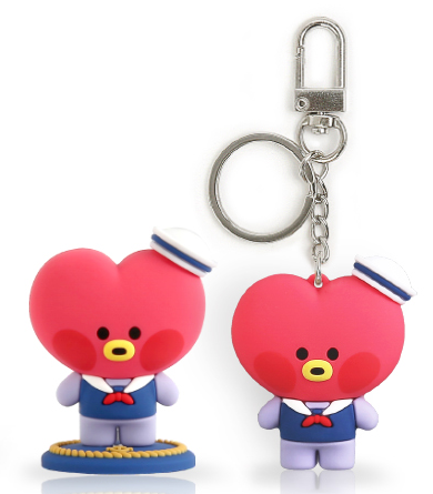 Stan N37 Exclusive - BT21 Marine Series: 2 Inch Figure & Keychain Collector's Set