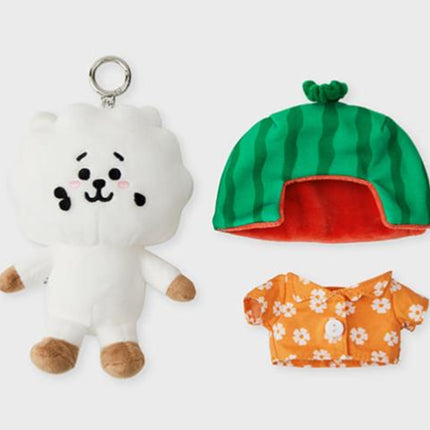 BT21 Official Summer Rain Watermelon Themed Keyring