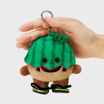 BT21 Official Summer Rain Watermelon Themed Keyring