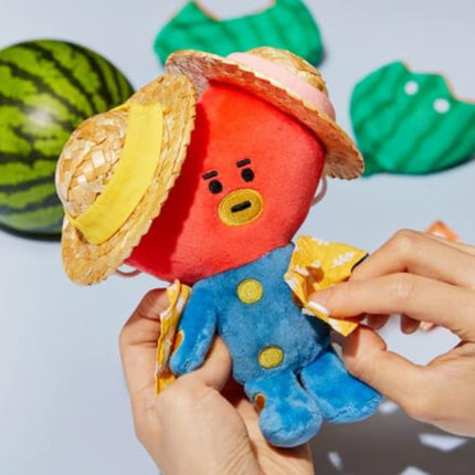 BT21 Official Summer Rain Watermelon Themed Keyring